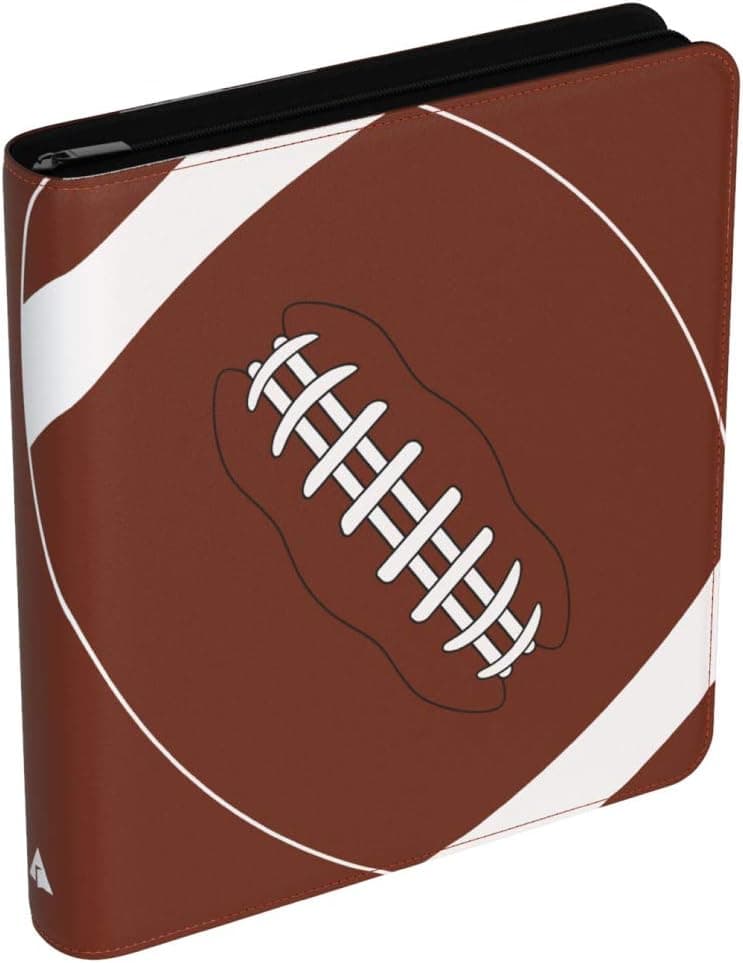 Rayvol 720 Pockets Football Card Binder for Trading Cards, Fit 720 Cards with 40 Sleeves Included, 3 D-Ring Album for Card Collection Storage