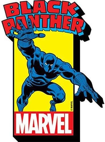 AQUARIUS - Marvel Black Panther with Logo Funky Chunky Magnet