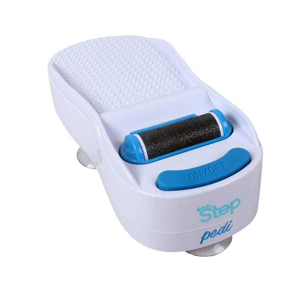 Electric Callus Remover, BESTHINKY Waterproof Electric Foot File Pedicure Tools Scraper Pedicure Rasp Tools Skin Peeling Device, Professional Pedi Feet Care for Cracked Heels (White)