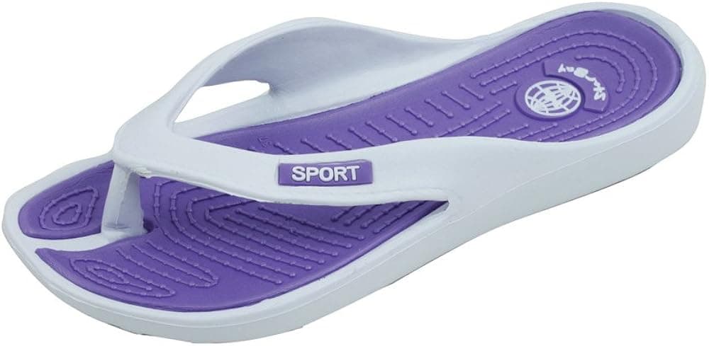 New Women's Purple Casual/Beach Flip Flops Size 6