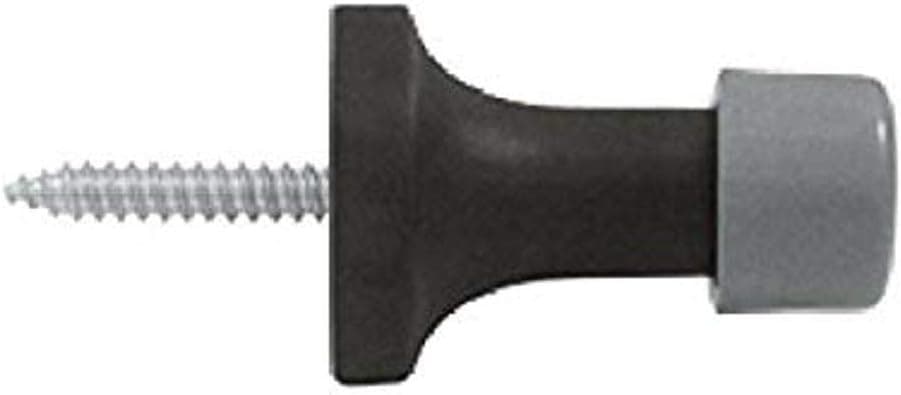 Deltana BDS125U10B Solid Brass 1 1/2-Inch Baseboard Door Bumper
