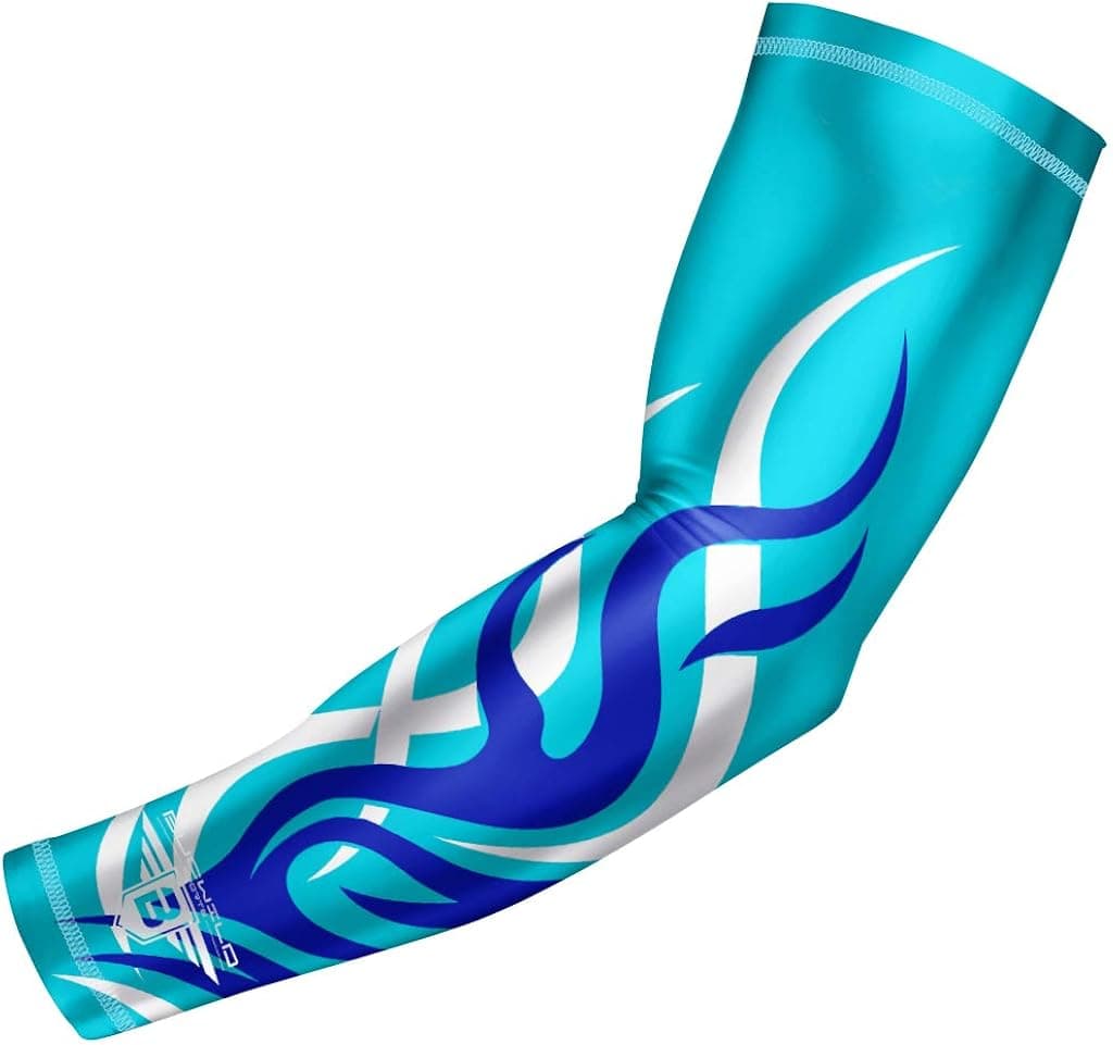 Bucwild Sports Flame Fire Compression Arm Sleeve Youth/Kids & Adult Sizes