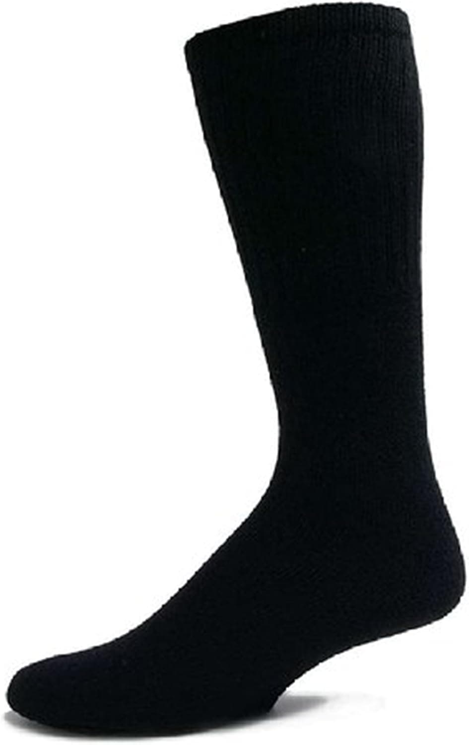 davido Mens socks tube 24" long made in Italy 100% cotton white or black 8 pairs
