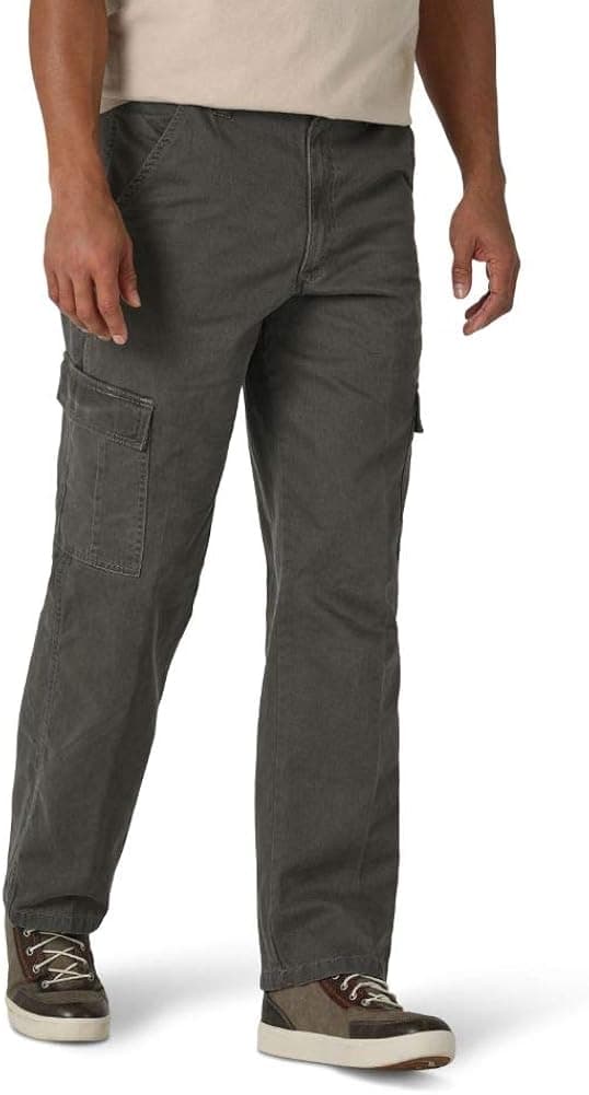 Wrangler Authentics Men's Twill Relaxed Fit Cargo Pant