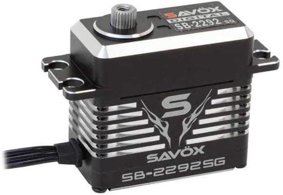 Savox Servos Sb2292Sg Monster Performance, Brushless Servo Black Edition .07Sec/ 430.5oz @ 7.4V