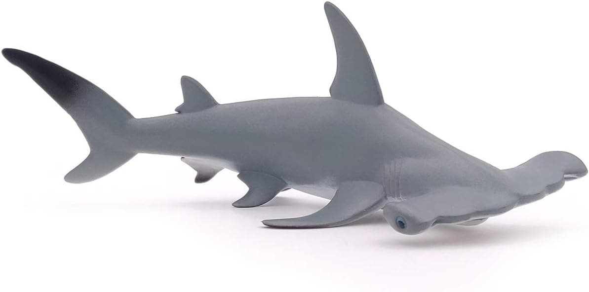 Papo - hand-painted - figurine - Marine Life - Hammerhead Shark Figure-56010 - Collectible - For Children - Suitable for Boys and Girls - From 3 years old