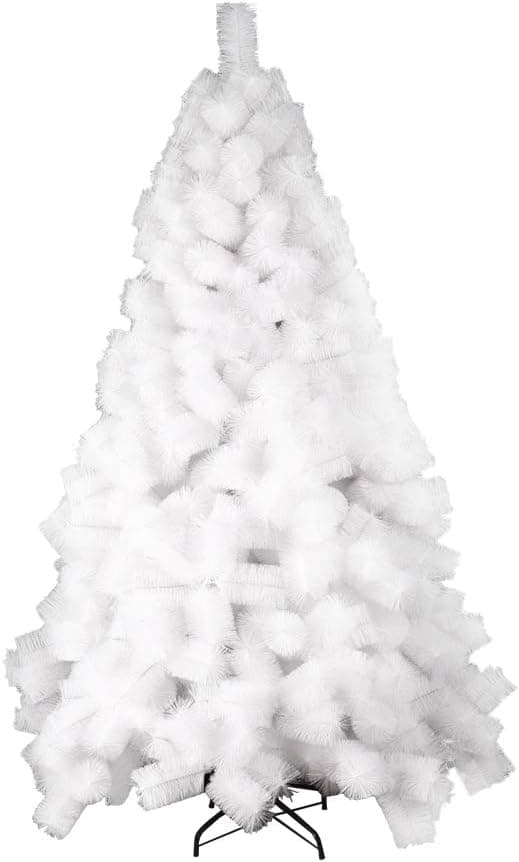 ALEKO CTW65H260 Snow Washed Artificial Indoor Christmas Holiday Tree 5.5 Foot White