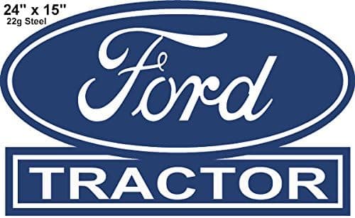 Garage Art Signs Ford Tractor Reproduction Laser Cut Out Country Sign 15x24
