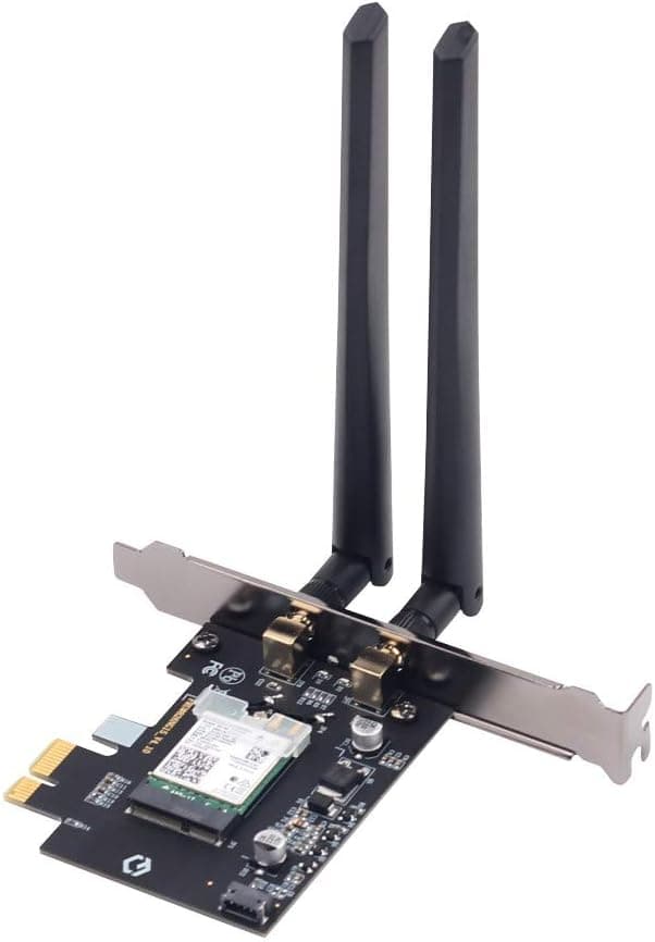 Wi-Fi 6 AX200 Adapter AX200NGW PCIe WiFi Card Next Generation Wi-Fi 802.11ax Extremely High Throughput 2.4Ghz 5Ghz 3000Mbps throughput Growing to tens of Gbps Provide Gigabit Speed 4k 8k Video Gaming