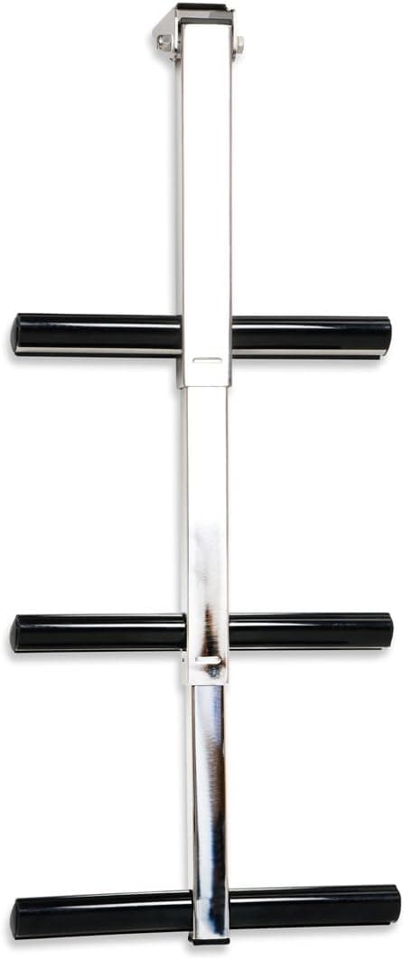 Norestar Stainless Steel 3-Step Flip-Up Telescoping Dive Ladder for Boat Boarding