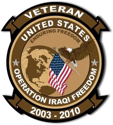Operation Iraqi Freedom Decal Sticker 5.5"