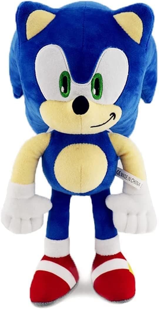12 inch Sonic Plush Doll,The Hedgehog 2 The Movie Plush,Knuckles Sonic Plush Toy, Shadow Stuffed Animals Plush Pillow, Gift for Kids (Sonic)