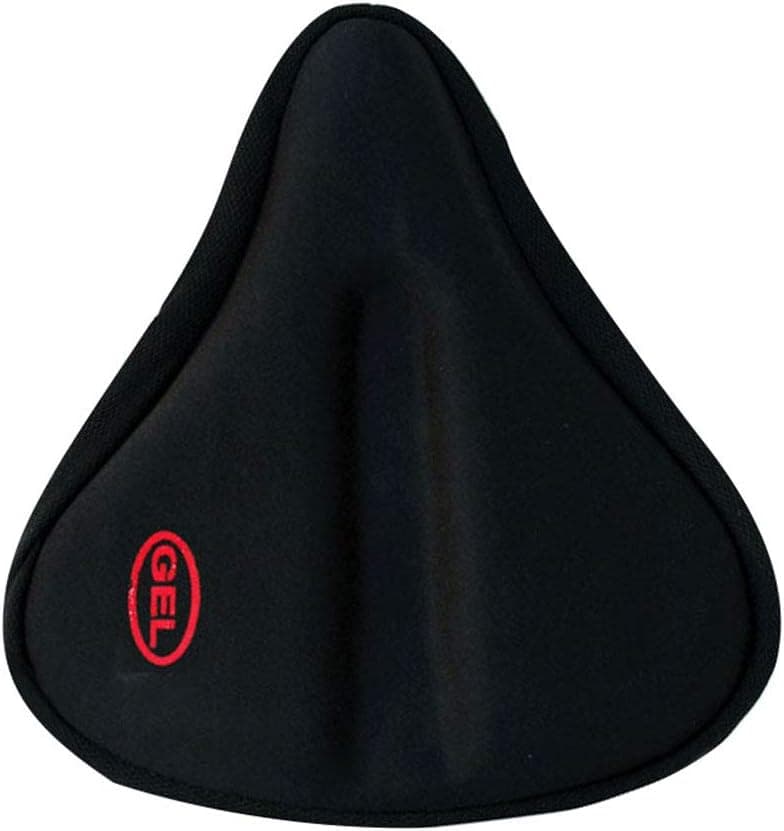 Bike Seat Cover, Bicycle Saddle Cushion Silicone Extra Soft & Wide, 3D Gel Ergonomic Pad for Men Women Comfortable Exercise