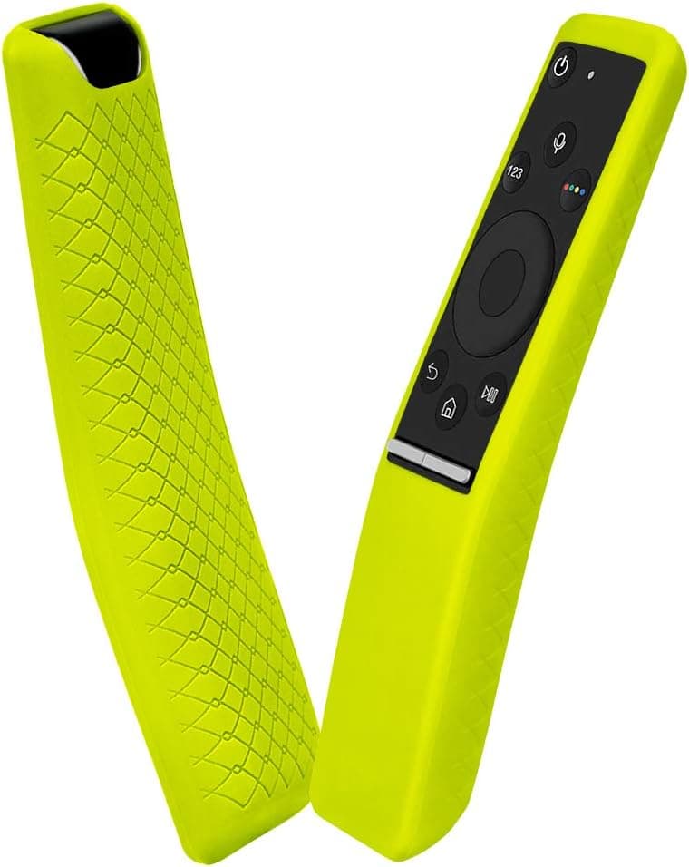 Protective Silicone Case Compatible with Samsung Smart TV BN59 Series Remote Controller Holder, Soft Skin Shockproof Anti-Slip Cover for Samsung Smart 4K Ultra HDTV BN59-01259E (Green)