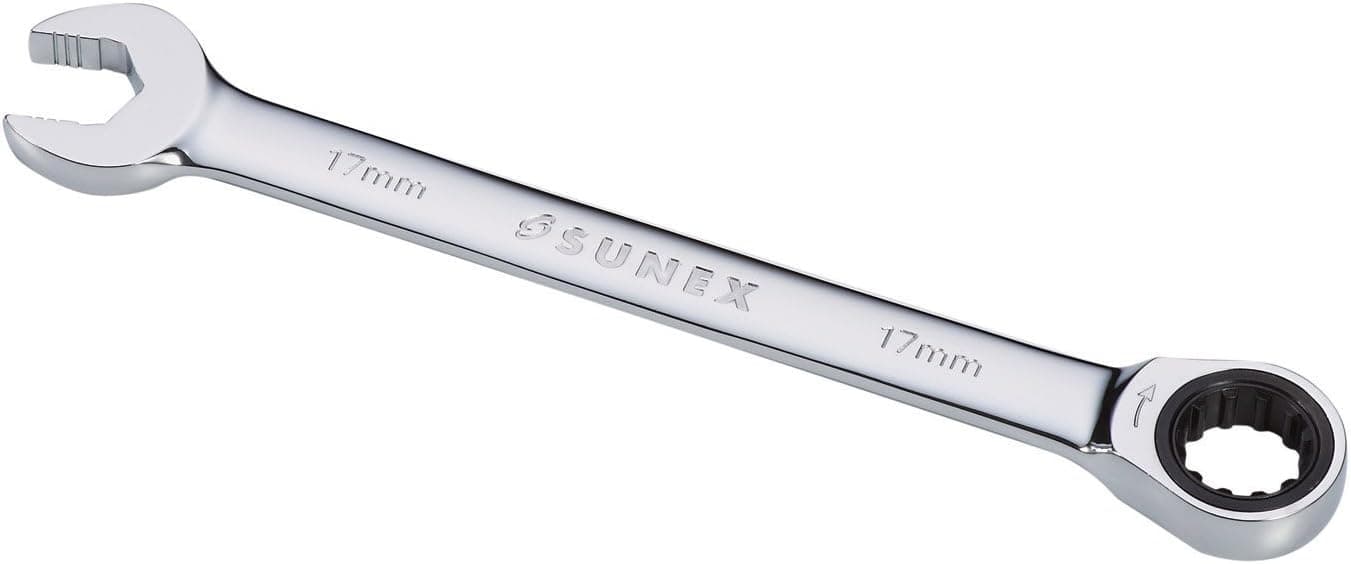 Sunex 992217M 17mm V-Groove Combination Ratcheting Wrench