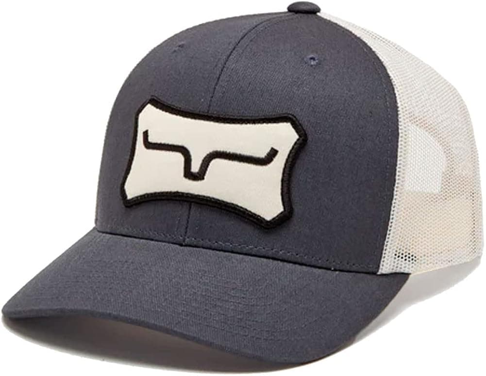 Kimes Ranch Men's Boneyard Trucker Adjustable Snapback Mid-Profile Logo Cap