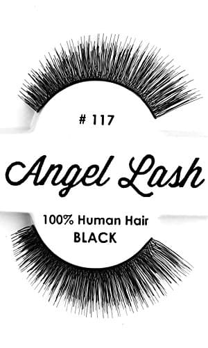 Angel Lash #117-6pairs + Free Glue (Natural Eyelashes)