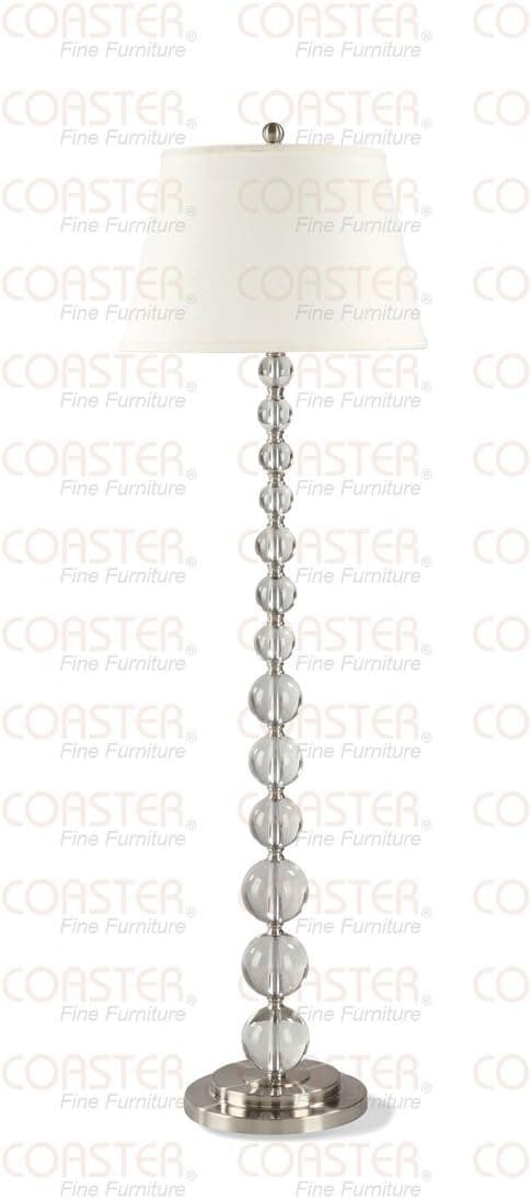 Crystal White Floor Lamp By Coaster Furniture