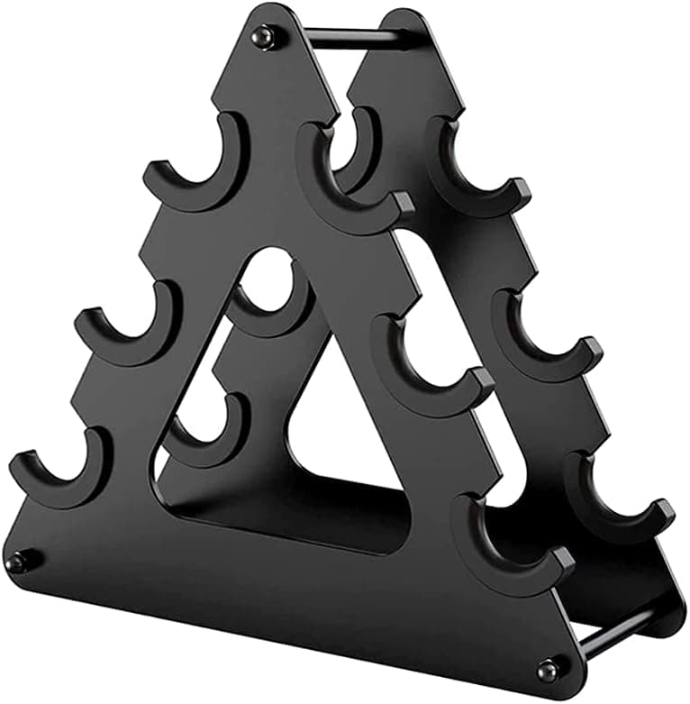Steel Dumbbell Rack, 3 Tier Weight Holder, Dumbbell Stand - Dumbbell Holder - Dumbbell Rack Stand - Weight Racks for Dumbbells in 3 Tiers,The dumbbell rack is suitable for 8 lb, 6 lb and 5 lb dumbbells, etc. Suitable for dumbbells under 8 lbs.