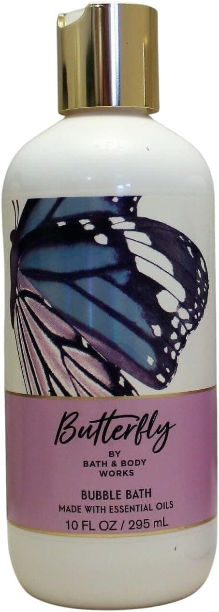 Bath and Body Works Butterfly Bubble Bath with Shea and Cocoa Butter 10 fl oz / 295 mL (Butterfly)