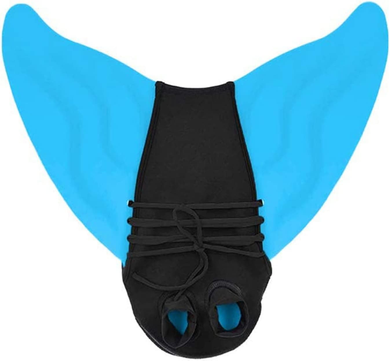 Swim Training Fins, Mermaid Flipper Tail Monofin Fins One-Piece Adjustable Flipper , Floating Fins Swim Flippers