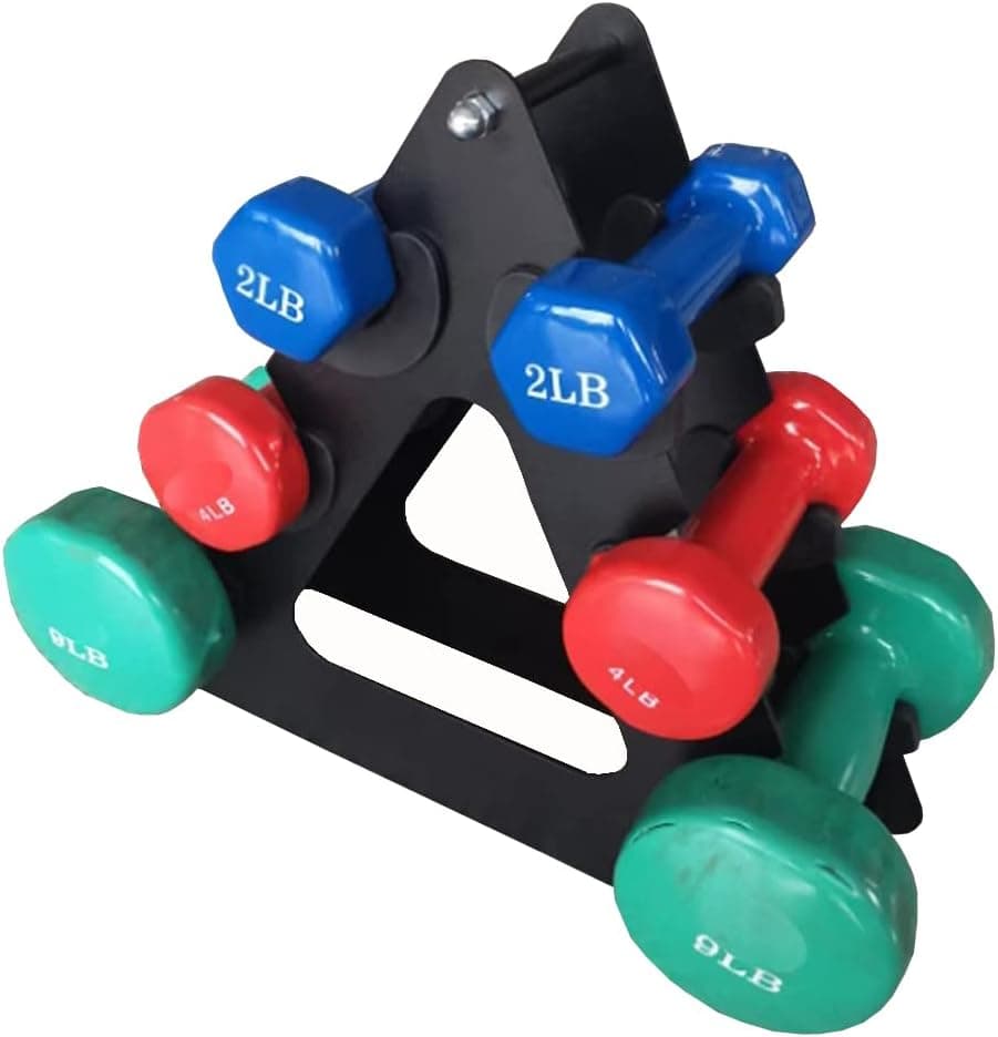 Dumbbell Rack,Solid Steel Dumbbell Storage Stand Holder,Weight Rack Stand Dumbbell Weight Storage for Home Gym, Suitable for dumbbells under 8 lbs (Without dumbbells)