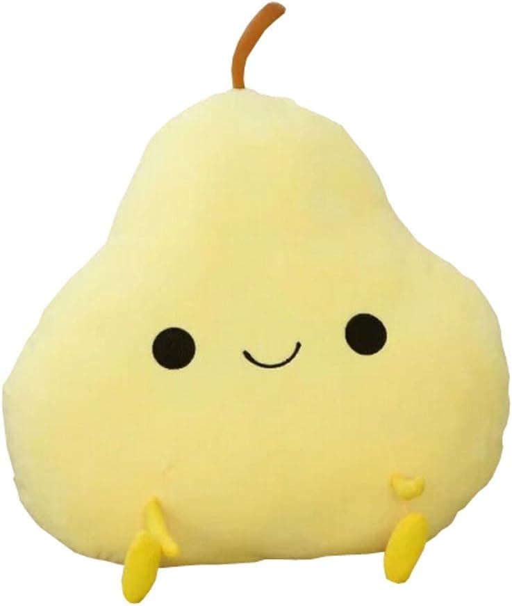 MYtodo Creative Fruit Oranges Mango Peach Pillow Cushion Chair Pad Plush Toy Birthday Gift (Pear)
