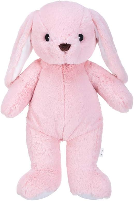 MINISO Lovely Sitting Rabbit Plush Toy Stuffed Animal Plushies Doll Gift (Pink) Pillow for Boy Girls 11”