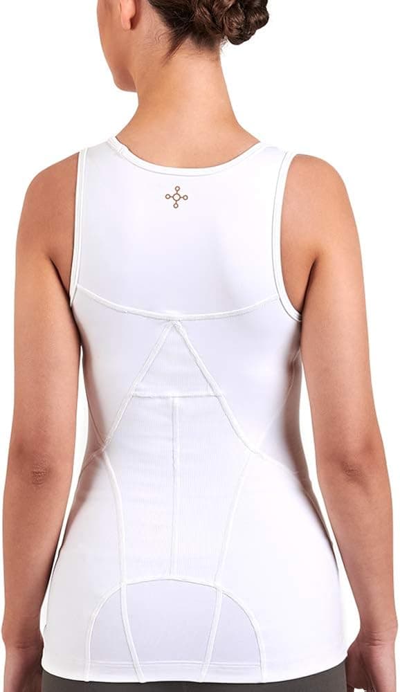 Tommie Copper Women’s Lower Back Support Tank I UPF 50, Breathable Muscle Compression Support for Everyday