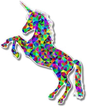 AK Wall Art Unicorn Bright Vinyl Sticker - Car Window Bumper Laptop - Select Size