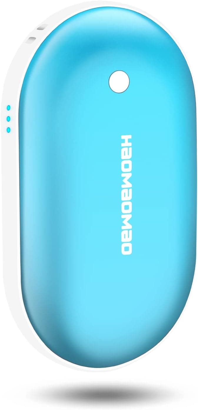 Hand Warmers Rechargeable 5200mAh Electric Hand Warmer USB Reusable Portable Hand Warmer Heat Therapy Great for Raynauds, Hunting, Golf, Camping, Women Mens Gift in Winter