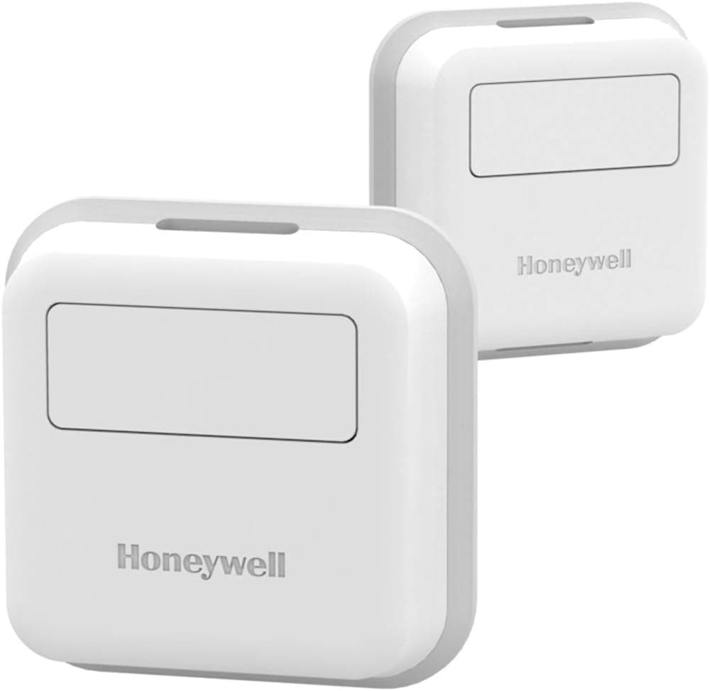 Honeywell Home RCHTSENSOR-2PK/E RCHTSENSOR Smart Room Sensor, White (Renewed)