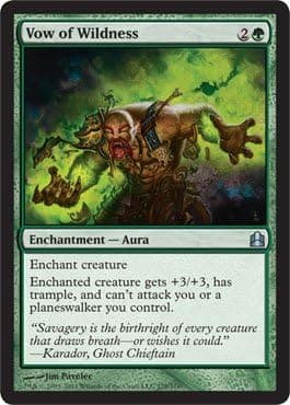 Magic The Gathering - Vow of Wildness - Commander
