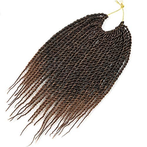 Silike 10" Crochet Braids Kids (1 Pack) Crochet Twist Synthetic Hair Extension Senegalese Mambo Twist (T 1/30)