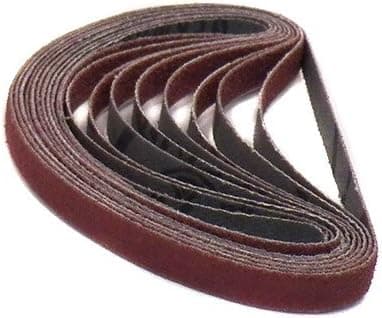 Lumberton Sanding Detailer Replacement Belts, 120 Grit, 10-Pack