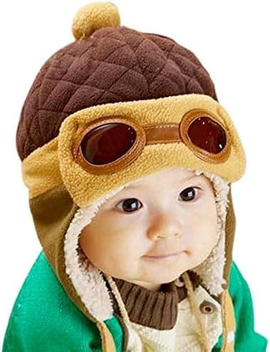 Urparcel Baby Boys Hats Winter Warm Cap Hat Beanie Pilot Aviator Crochet Earflap