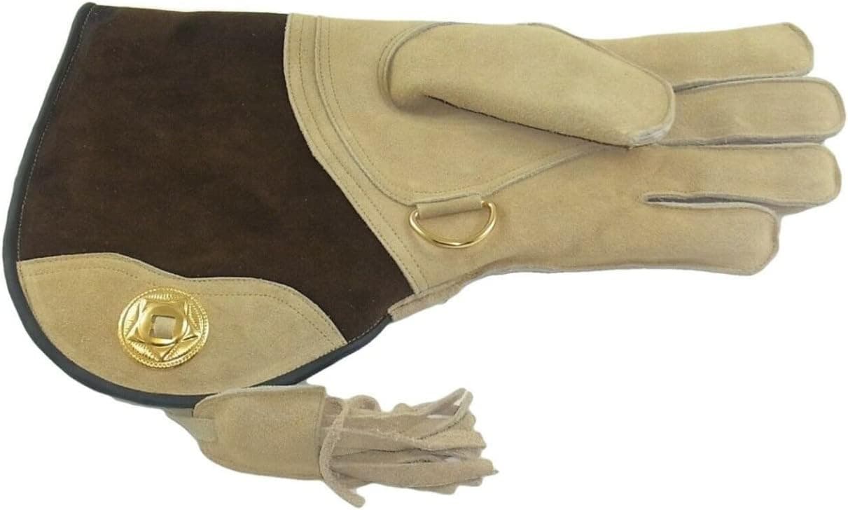 Falconry Suede Leather Glove Double skinned large