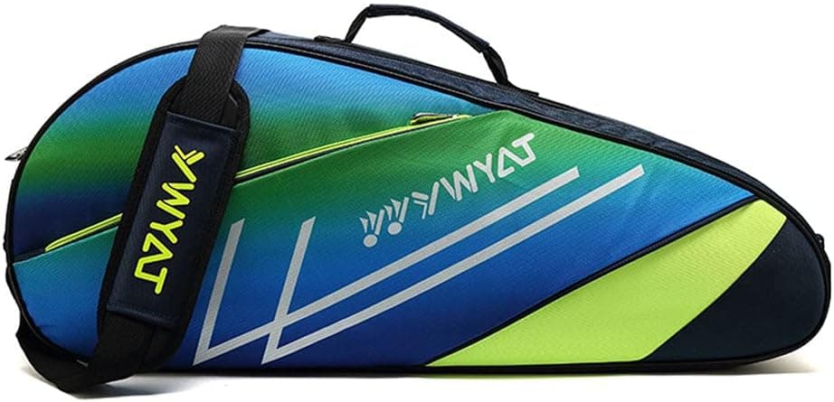 MissDeer 3 tennis racket bags | padded to protect rackets and lightweight | professional or Beginner Tennis Players | Unisex design sports bag for men, women, youth and adults