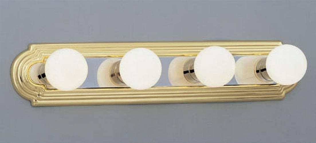 Designer's Fountain 4154-CHB Economy Decorative Lighting Vanity Strip in Chrome/Brass