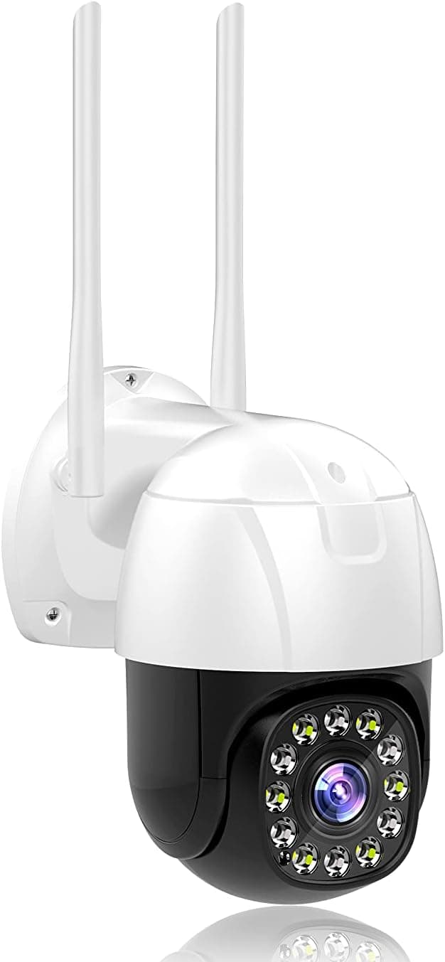 Camera Outdoor, Security Dome Camera, Ultra-Clear WiFi IP Camera, with Motion Detection alarm/2-Way Audio/Infrared Night Vision, Aluminum housing/IP66 Waterproof.