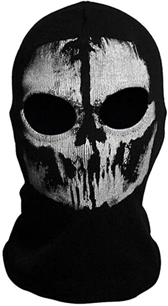 Call of Duty 10 COD Ghost Mask Hoods Skull Skeleton Head Mask For Cosplay Party Halloween Outdoor Motorcycle Bike
