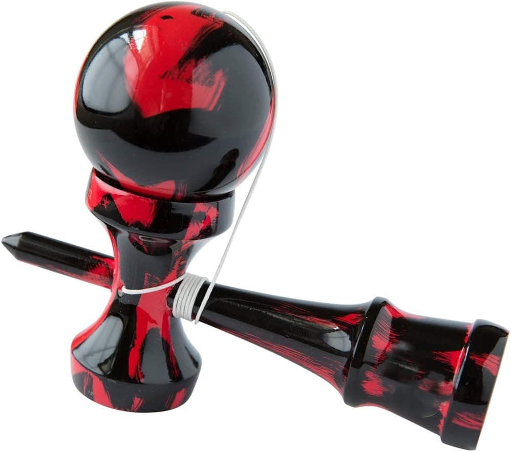 VSILE Kendama Wood Toy with Extra String,Perfect for Beginners,Improved Balance,Reflexes and Creativity,Kids Electronics