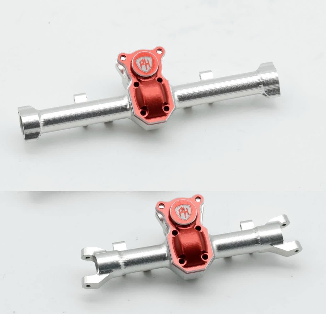 Power Hobbies Powerhobby Axial SCX24 C10 Deadbolt Aluminum Front Rear Axle Housing Silver