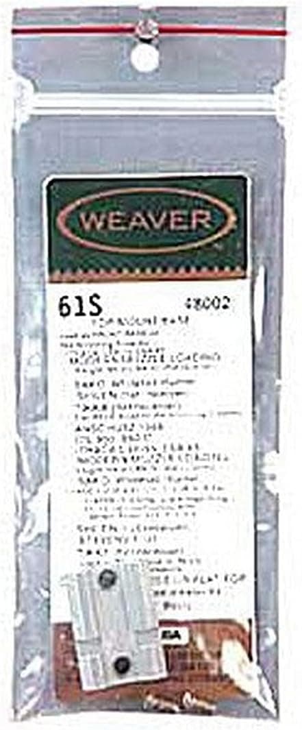WEAVER Aluminum Top Mount 61-S, Silver