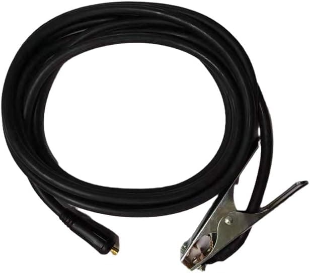 15 ft 300A Welding Ground Clamp 10-25 DINSE Connector #4 AWG Cable for MIG Welder TIG Welder Plasma Cutter