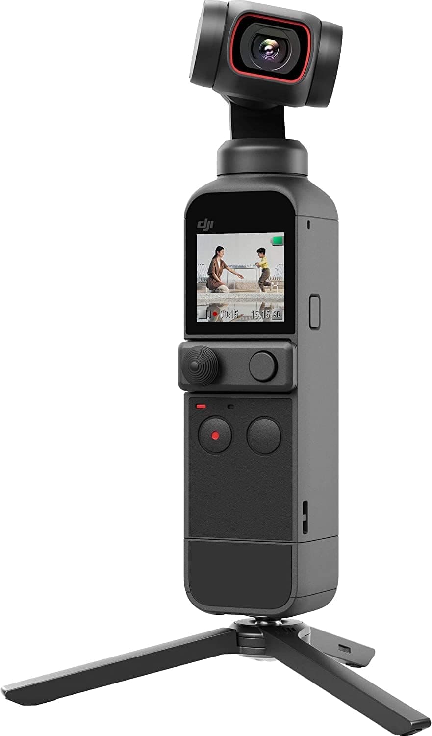 DJI Pocket 2 - Handheld 3-Axis Gimbal Stabilizer with 4K Camera (Renewed Premium)