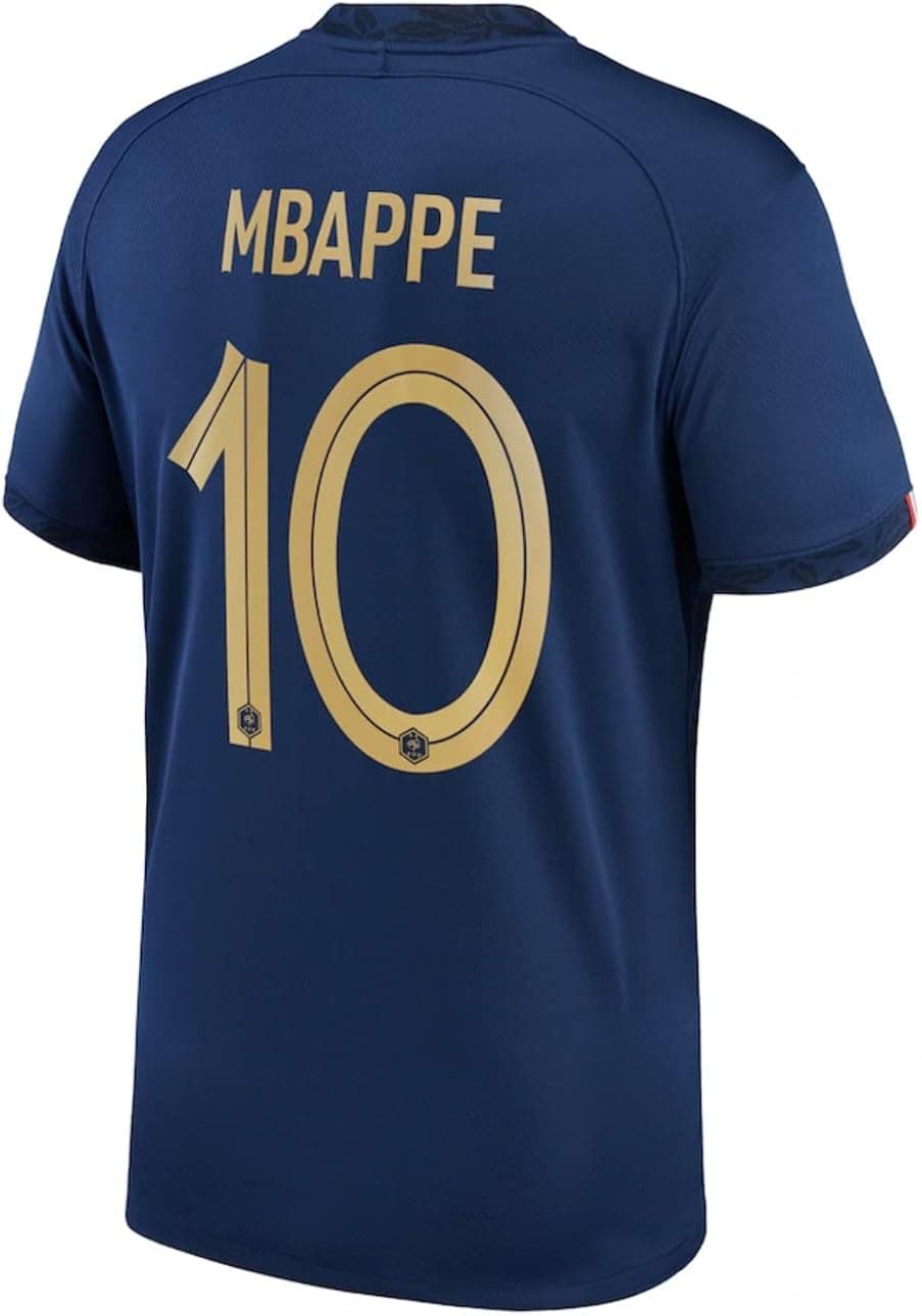 Mbappe #10 France Home Soccer Jersey 2022/23