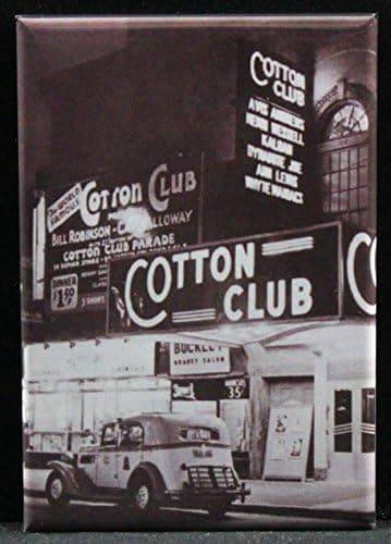 The Cotton Club B & W Photo Refrigerator Magnet.