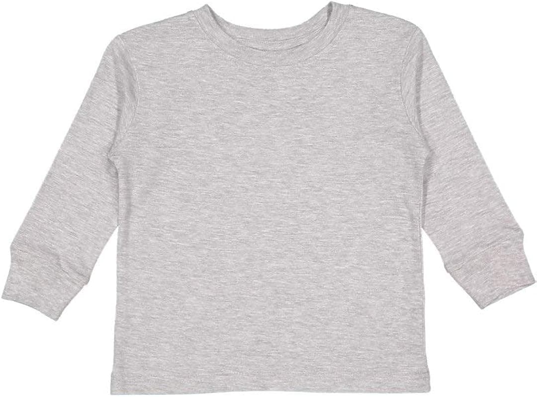 RABBIT SKINS Toddler 100% Cotton Fine Jersey Long Sleeve Tee (3302)