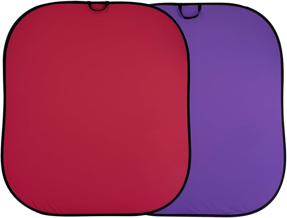 Lastolite LL LB6752 1.8 x 2.15 Meters Plain Collapsible, Red/Purple